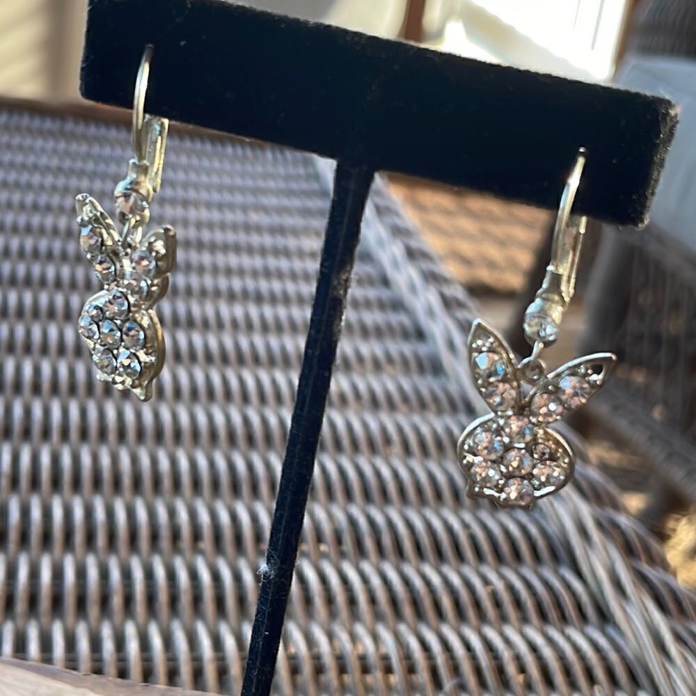 Playboy Bunny Rhinestone Dangles